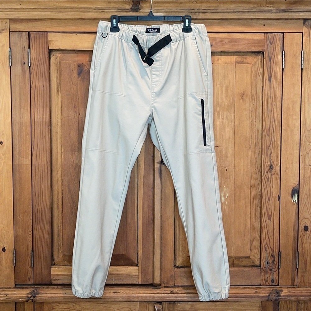 NWOT WXYZ Los Angeles Men’s Beige Sporty Pant Sz. l